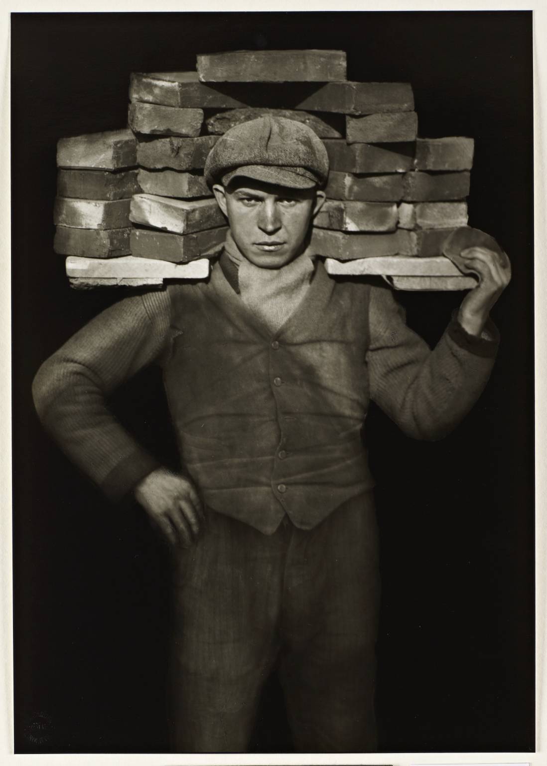 Bricklayer 1928 by August Sander 1876-1964